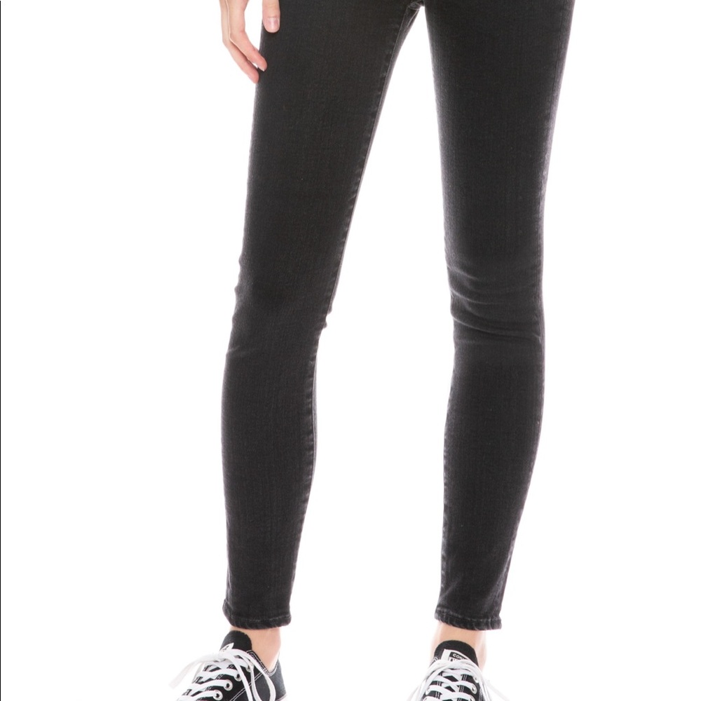 Moussy Vintage black filer skinny jeans